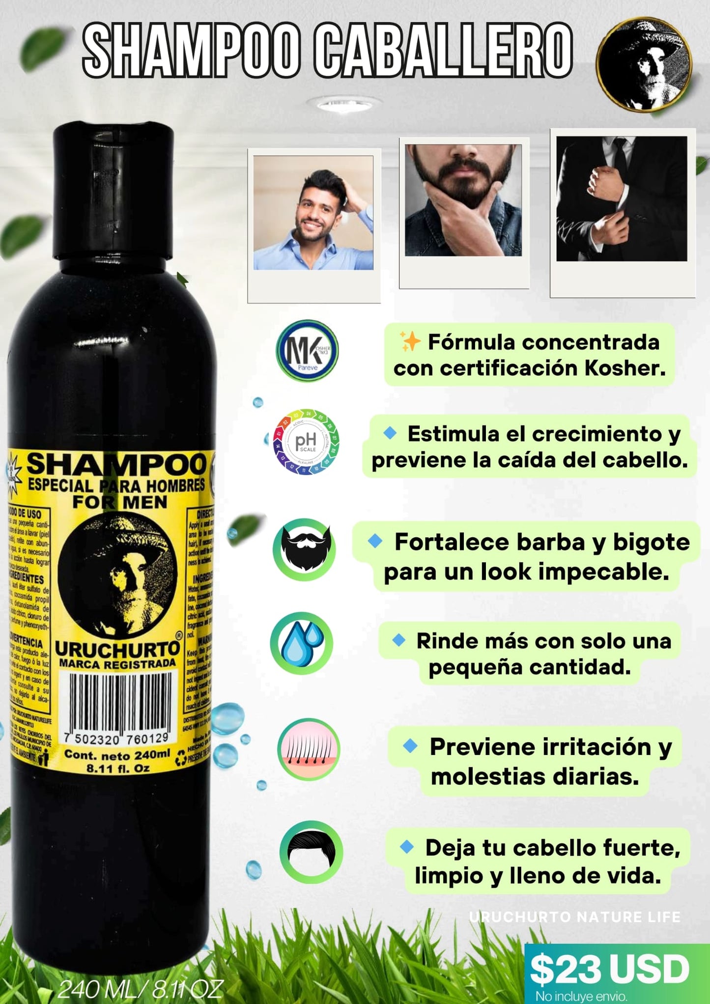 SHAMPOO CABALLERO